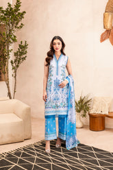 Printed - Lawn - 3pc - D128
